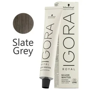 Schwarzkopf - Tinte Igora Royal Silver Whites Gris Pizarra|Coserty.com