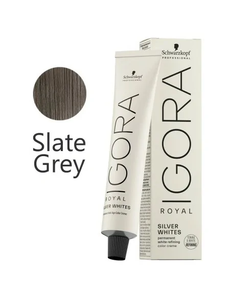 Schwarzkopf - Tinte Igora Royal Silver Whites Gris Pizarra|Coserty.com