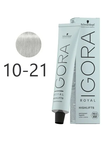 Schwarzkopf - Igora Royal Highlifts 10-21 Blonde Platinum Smoke Ash 60 ml