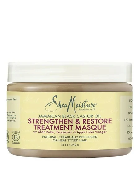 Shea Moisture - Mascarilla Fortificante Reparadora Jamaican Black Castor Oil 340 g