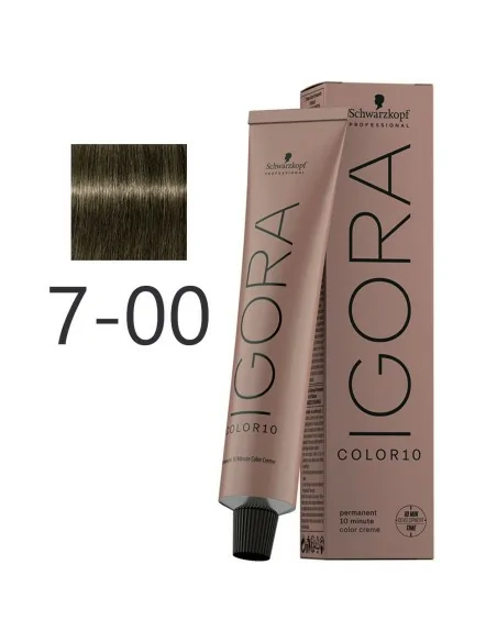 Schwarzkopf - Tinte Igora Color10 7-00 Rubio Medio Natural Intenso 60 ml