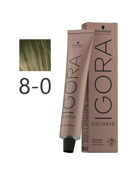 Schwarzkopf - Tinte Igora Color10 8-0 Rubio Claro Natural 60 ml