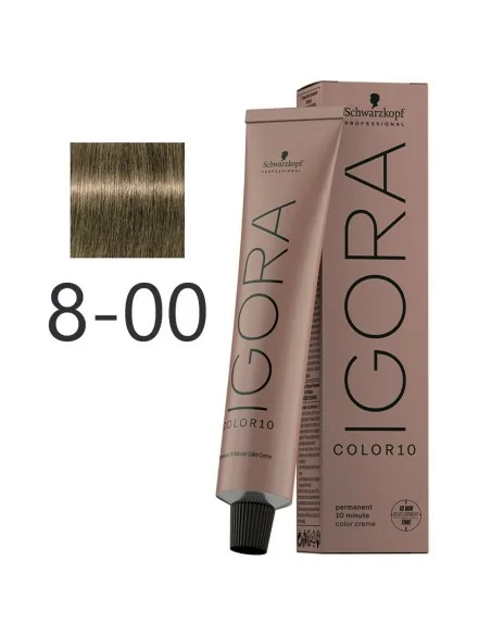 Schwarzkopf - Tinte Igora Color10 8-00 Rubio Claro Natural Intenso 60 ml