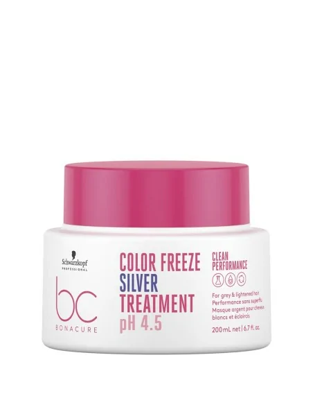 Schwarzkopf - Mascarilla Especial Canas ph 4.5 BC Bonacure Color Freeze Silver 200 ml