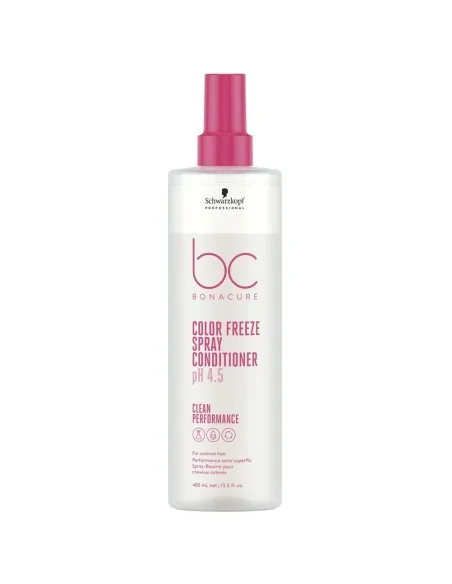 Schwarzkopf - Spray Acondicionador para Cabello Teñido ph 4.5 BC Bonacure Color Freeze 400 ml