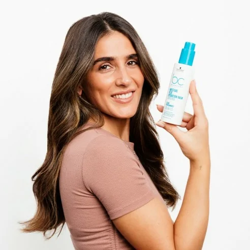 Schwarzkopf - Crema Hidratante para Rizos BC Bonacure Clean Moisture Kick