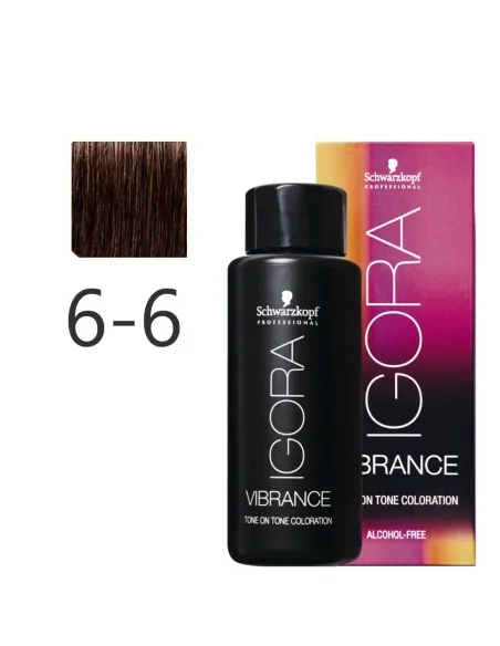Schwarzkopf - Tonalizador Igora Vibrance 6-6 Rubio Oscuro Chocolate 60 ml