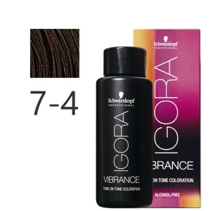 Schwarzkopf - Tonalizador Igora Vibrance 7-4 Rubio Medio Beige 60 ml