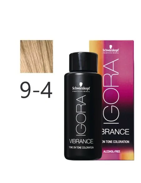 Schwarzkopf - Tonalizador Igora Vibrance 9-4 Rubio Muy Claro Beige 60 ml