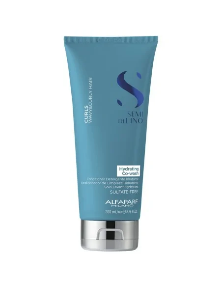 Alfaparf - Champú en Crema para Rizos Semi di Lino Curls Hydrating Co-Wash 200 ml | Coserty.com