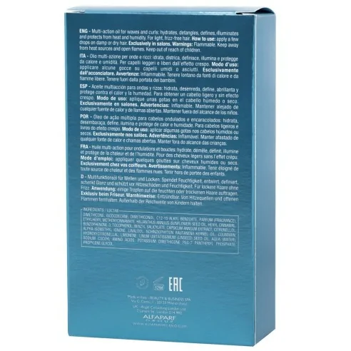 Alfaparf - Aceite Multiacción para Rizos Semi di Lino Curls Multi-benefit Oil 100 ml | Coserty.com