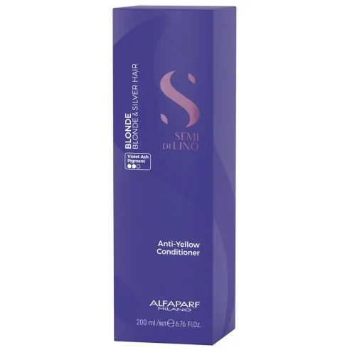 Alfaparf - Semi di Lino Blonde Anti-Yellow Conditioner 200 ml | Coserty.com