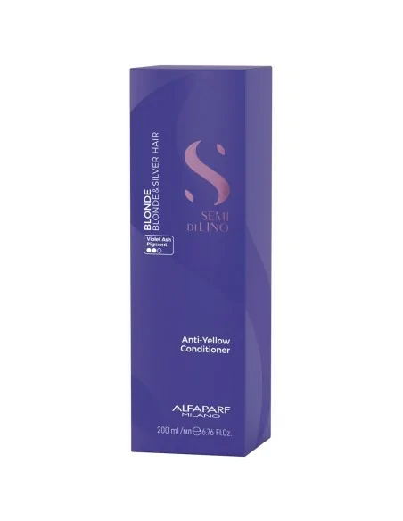 Alfaparf - Semi di Lino Blonde Anti-Yellow Conditioner 200 ml | Coserty.com