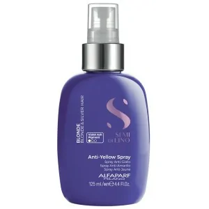 Alfaparf - Spray sans rinçage Neutralisant Jaune Réflexe Semi di Lino Blonde 125 ml