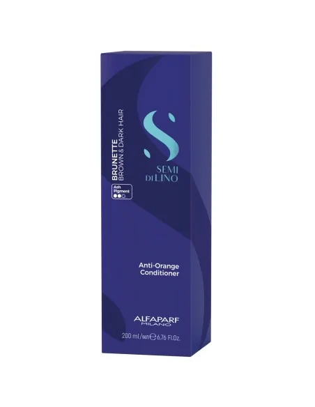 Alfaparf - Semi di Lino Brunette Anti-Orange Acondicionador 200 ml| Coserty.com