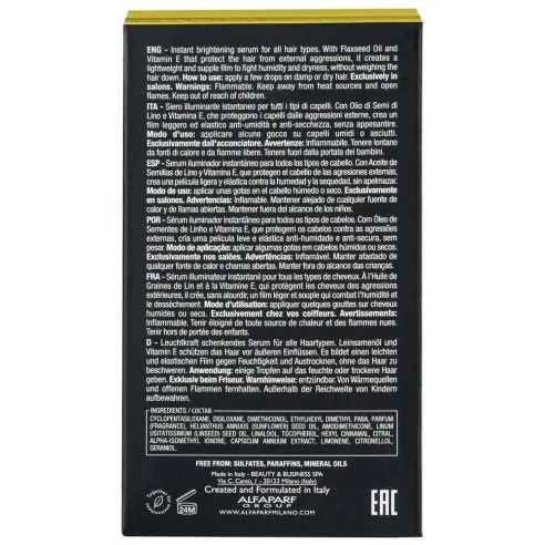 Alfaparf - Semi di Lino Sublime Cristalli Liquidi The Original 50 ml | Coserty.com