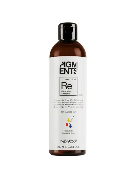 Alfaparf - Champú Reparativo Pigments Reparative Shampoo 200 ml