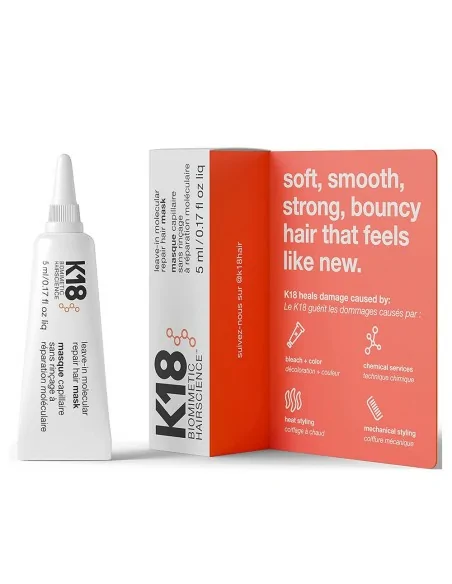 K18 - Mascarilla Reparadora Molecular Repair Leave-In Hair Mask 5 ml