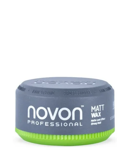 Novon - Cera Mate de Fijación Fuerte Matt Wax Nº7 Hair Wax Serie 150 ml - ZZNOV58378