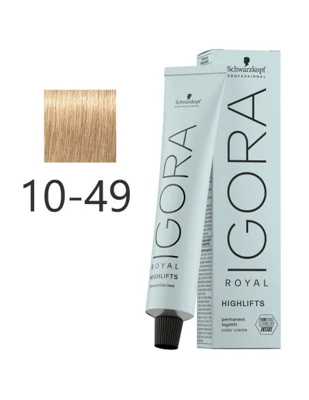 Schwarzkopf - Igora Royal Highlifts 10-49 Rubio Platino Beige Violeta 60 ml