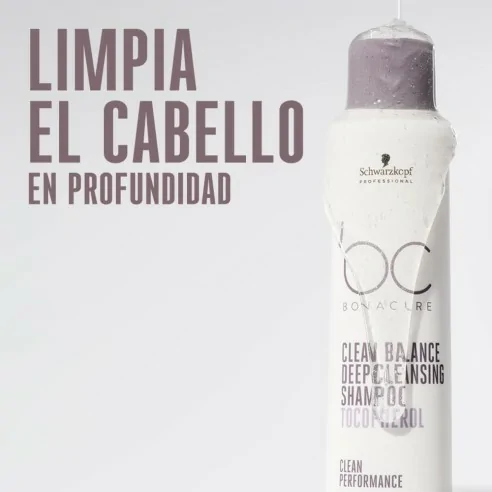 Schwarzkopf - Pack BC Bonacure Clean Balance Deep Cleansing Shampoo + Agua Anticontaminación 150 ml | Coserty.com