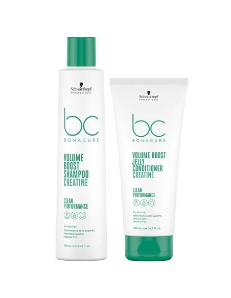Schwarzkopf - Pack BC Bonacure Clean Volume Boost Champú 250 ml + Acondicionador 200 ml