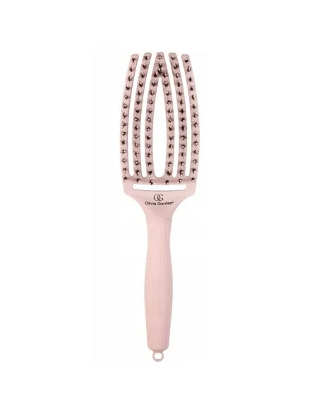 Olivia Garden - Cepillo Fingerbrush Pastel Pink Medium - 1 Unidad