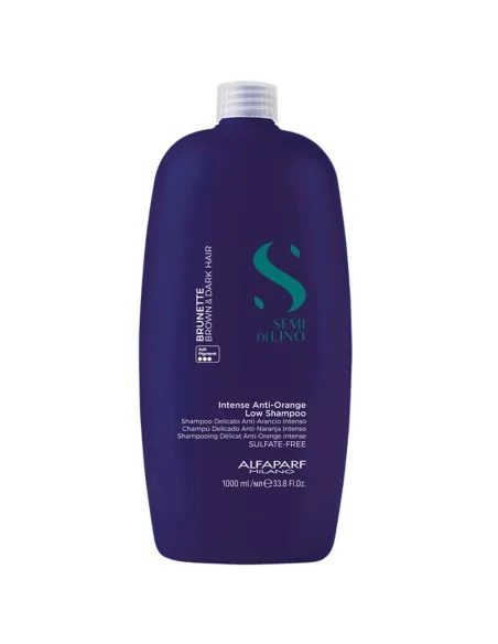 Alfaparf - Semi di Lino Brunette Anti-Orange Low Champú 1000 ml