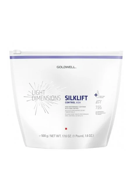 Goldwell - Decoloración Light Dimensions SilkLift Control Ash Level 5-7 500 g