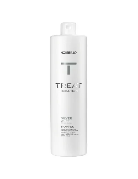 Montibello - Champú para Cabellos Blancos Treat NaturTech Silver White 1000 ml