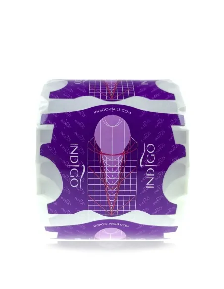 Indigo - Plantillas para Uñas Nail Forms - 1 unidad 200 piezas