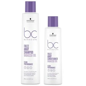 Schwarzkopf - Pack BC Bonacure Clean Frizz Away Shampoo 250 ml + Conditioner 200 ml