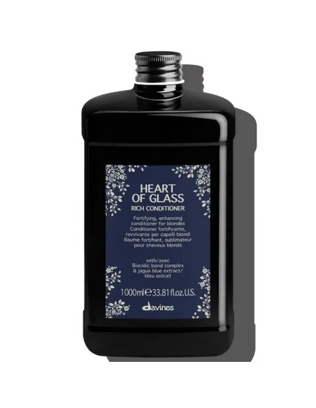 Davines - Acondicionador para Cabellos Rubios Heart Of Glass 1000 ml