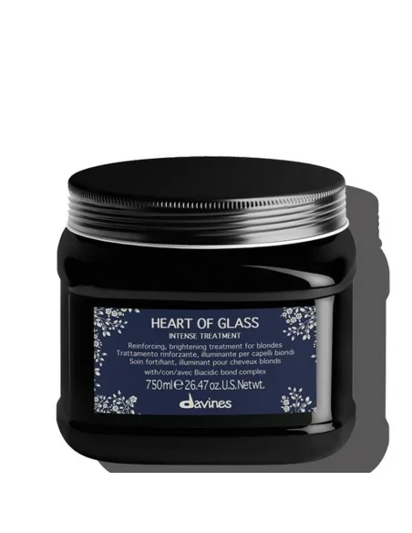 Davines - Mascarilla Intensiva para Cabellos Rubios Heart Of Glass 750 ml