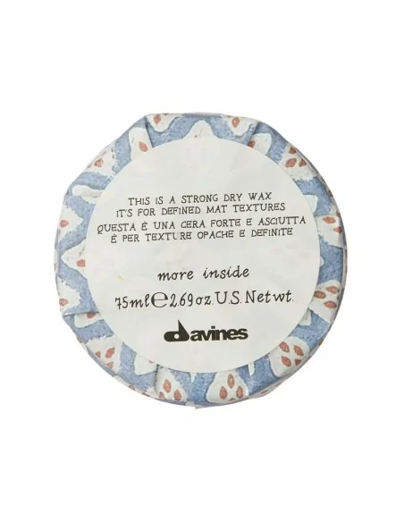 Davines - Cera de Fijación Fuerte More Inside Strong Dry Wax 75 ml