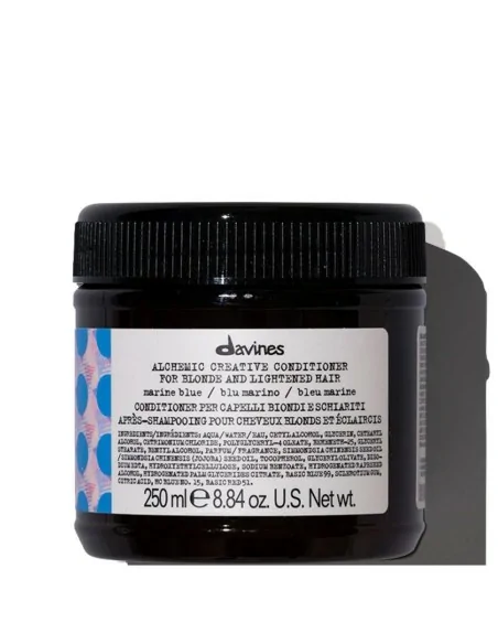 Davines - Acondicionador con Pigmentos Azul Marino Alchemic Marine Blue 250 ml