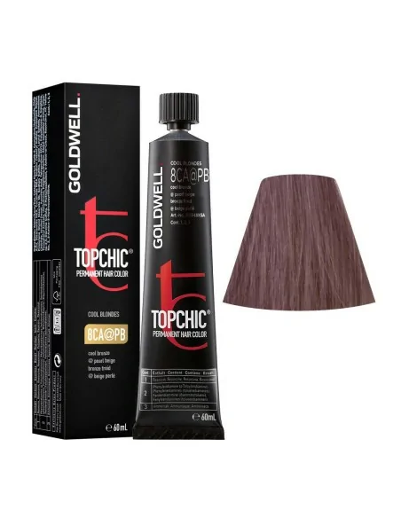 Goldwell - 8CA@PB Topchic | Bronze Claro Pérola Bege 60 ml