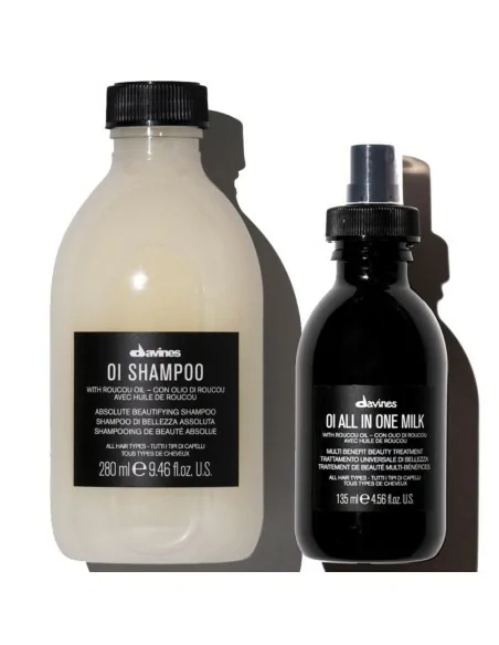 Davines - Pack OI Shampoo 280 ml + Latte All-in-One 135 ml