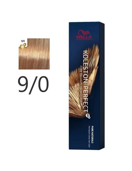 Wella - Permanente Cremehaarfarbe Koleston PerfectMe+ 9/0 Natürliches sehr helles Blond 60 ml