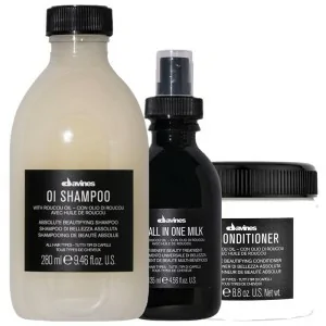 Davines - Pack OI Shampoo 280 ml + Conditioner 250 ml + All-in-One Milk 135 ml