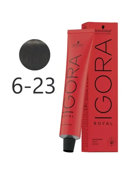 Schwarzkopf - Permanent Dye Igora Royal 6-23 Dark Blonde Ash Matt 60 ml
