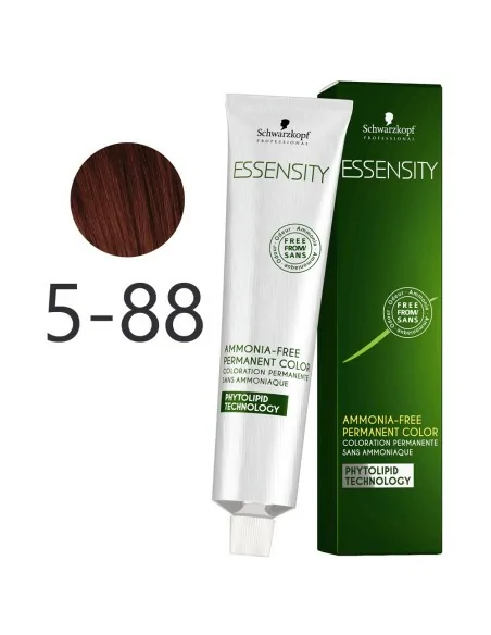Schwarzkopf - Essensity Ammonia-free Permanent Colour Creme 5-88 Light Brown Extra Red 60 ml
