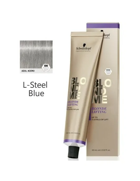 Schwarzkopf - Crema Aclarante de Rubios BlondMe L-Steel Blue 60 ml