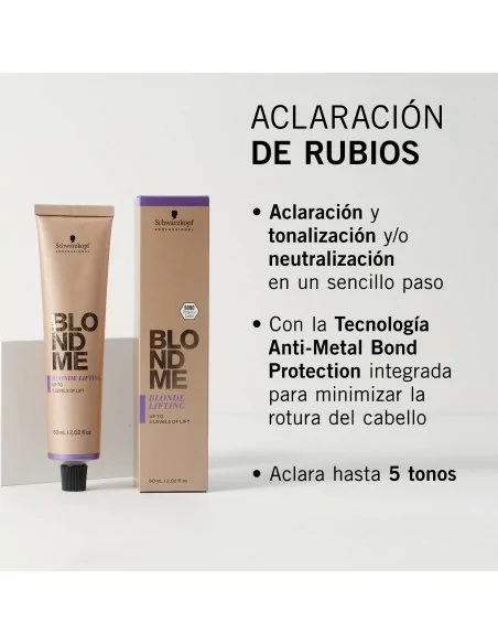 Schwarzkopf - Crema Aclarante de Rubios BlondMe L-Steel Blue 60 ml