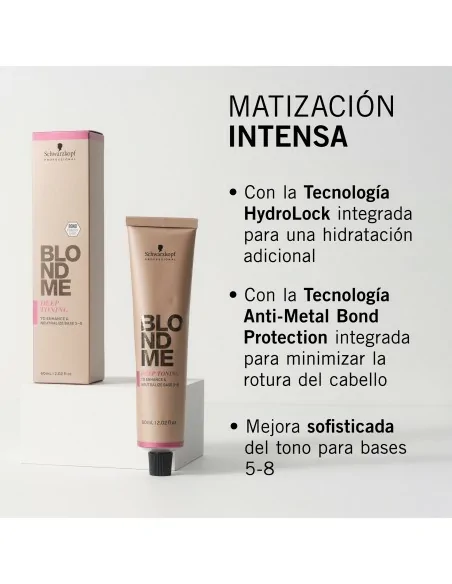 Schwarzkopf - Crema Matizadora Intensa BlondMe DT-Granite 60 ml