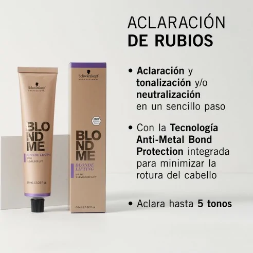 Schwarzkopf - Crema Aclarante de Rubios BlondMe L-Ice Irisé 60 ml