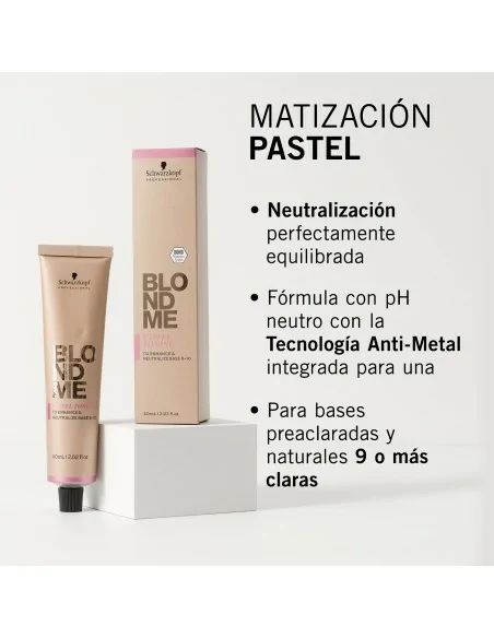 Schwarzkopf - Crema Matizadora Pastel BlondMe T-Brown Mahogany 60 ml