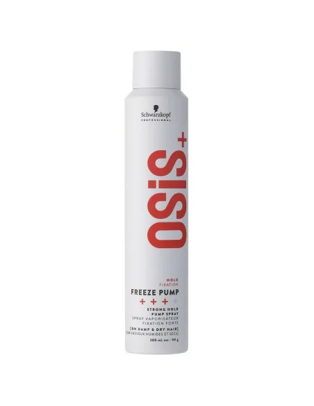 Schwarzkopf - Laca de Fijación Fuerte Sin Aerosol OSiS+ Freeze Pump 200 ml