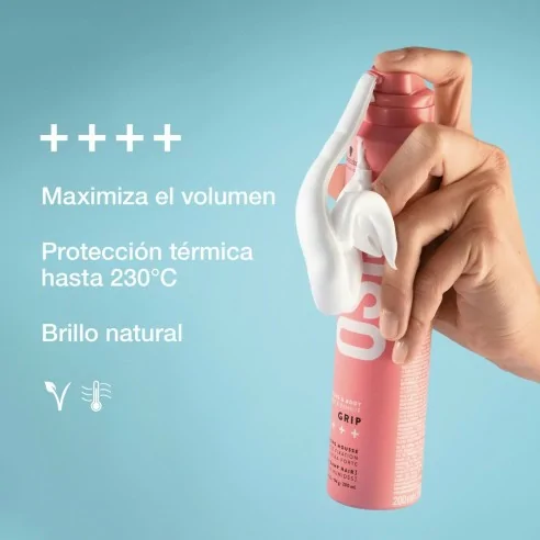 Schwarzkopf - Espuma de Fijación Extra-Fuerte OSiS+ Grip 200 ml