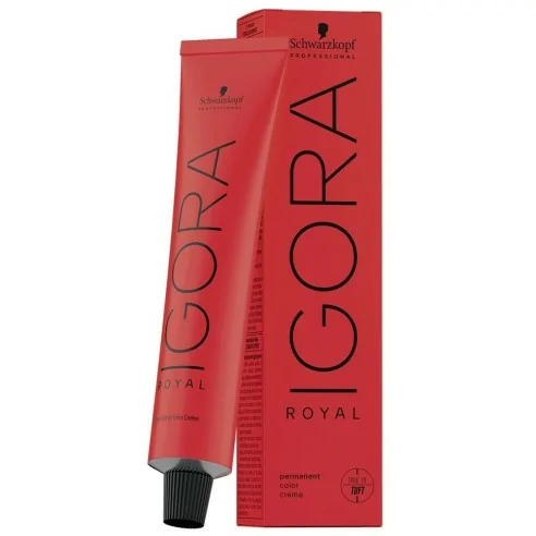 Schwarzkopf - Tinte Permanente Igora Royal 6-23 Rubio Oscuro Humo Mate 60 ml